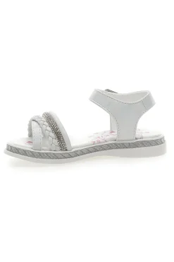 Sandalen mit weißen Strasssteinen Grazie Girl 14327