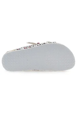 Sandali animalier con doppia fibbia rosa PITT KIDS 14459