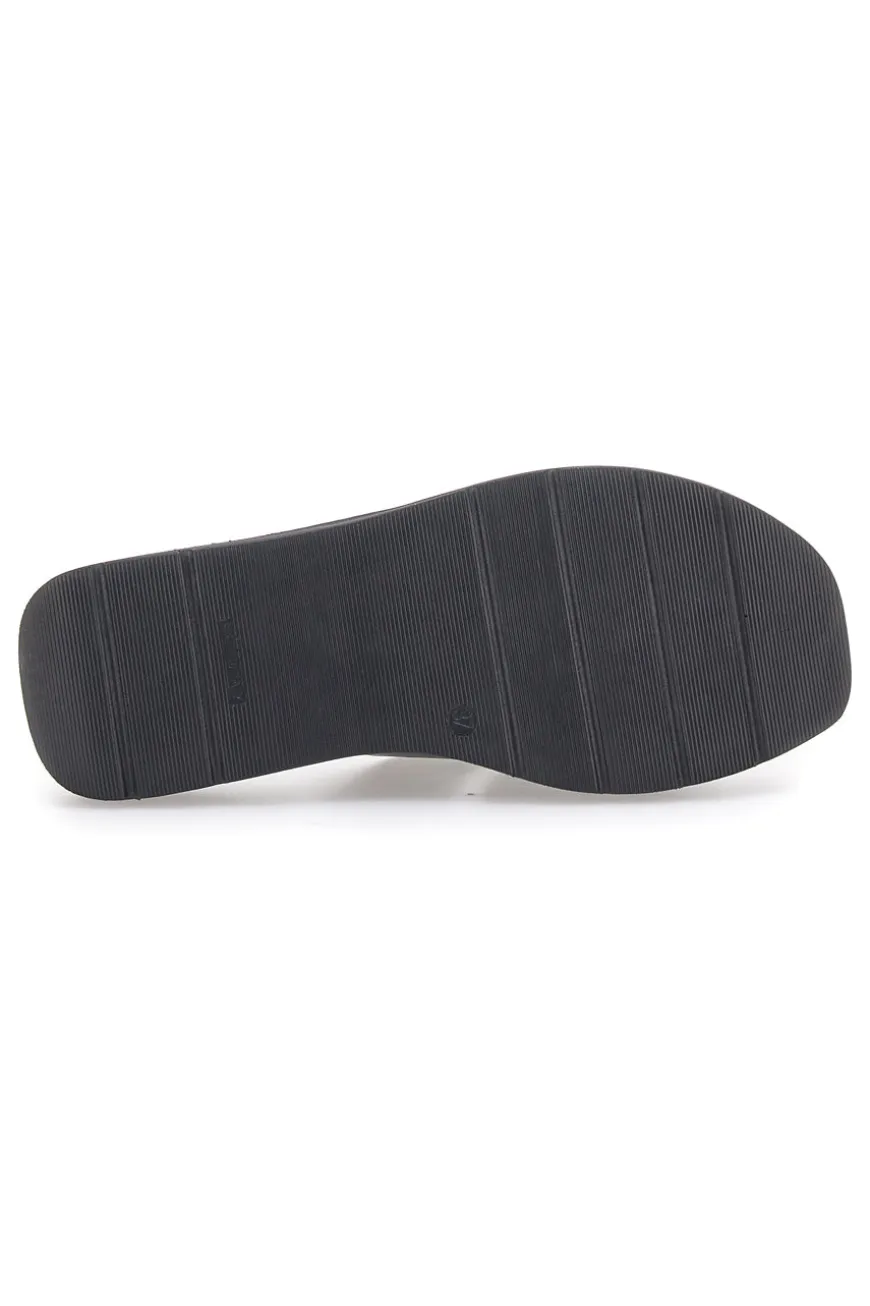 Sandali Aperti Neri in Vera Pelle con Platform PITTARELLO ROCK 5983