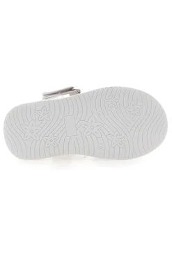 Sandali argento con cuori traforati PITT KIDS 39G2522S