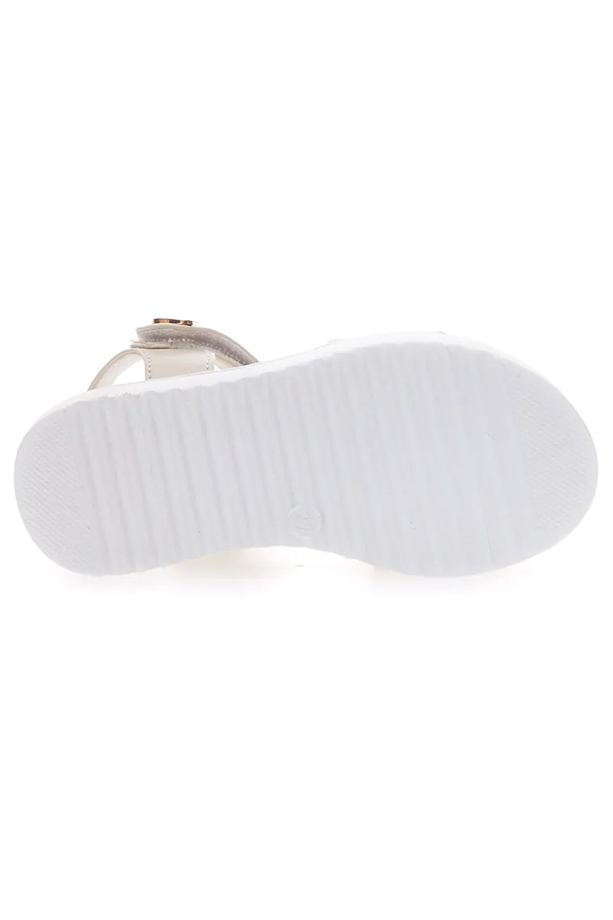 Sandali Argento Con Fiori 2FENERGY 538