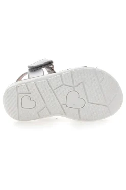 Sandali argento con fiori gioiello Pitt Kids 39G2517S