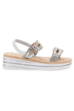 Sandali Argento Con Perline Quanna Mel 21030