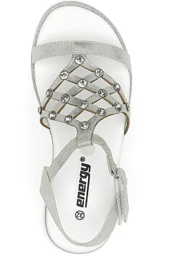 Sandali Argento Con Strass Energy 535