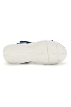 Sandali Azzurro denim con fasce elastiche First active 2