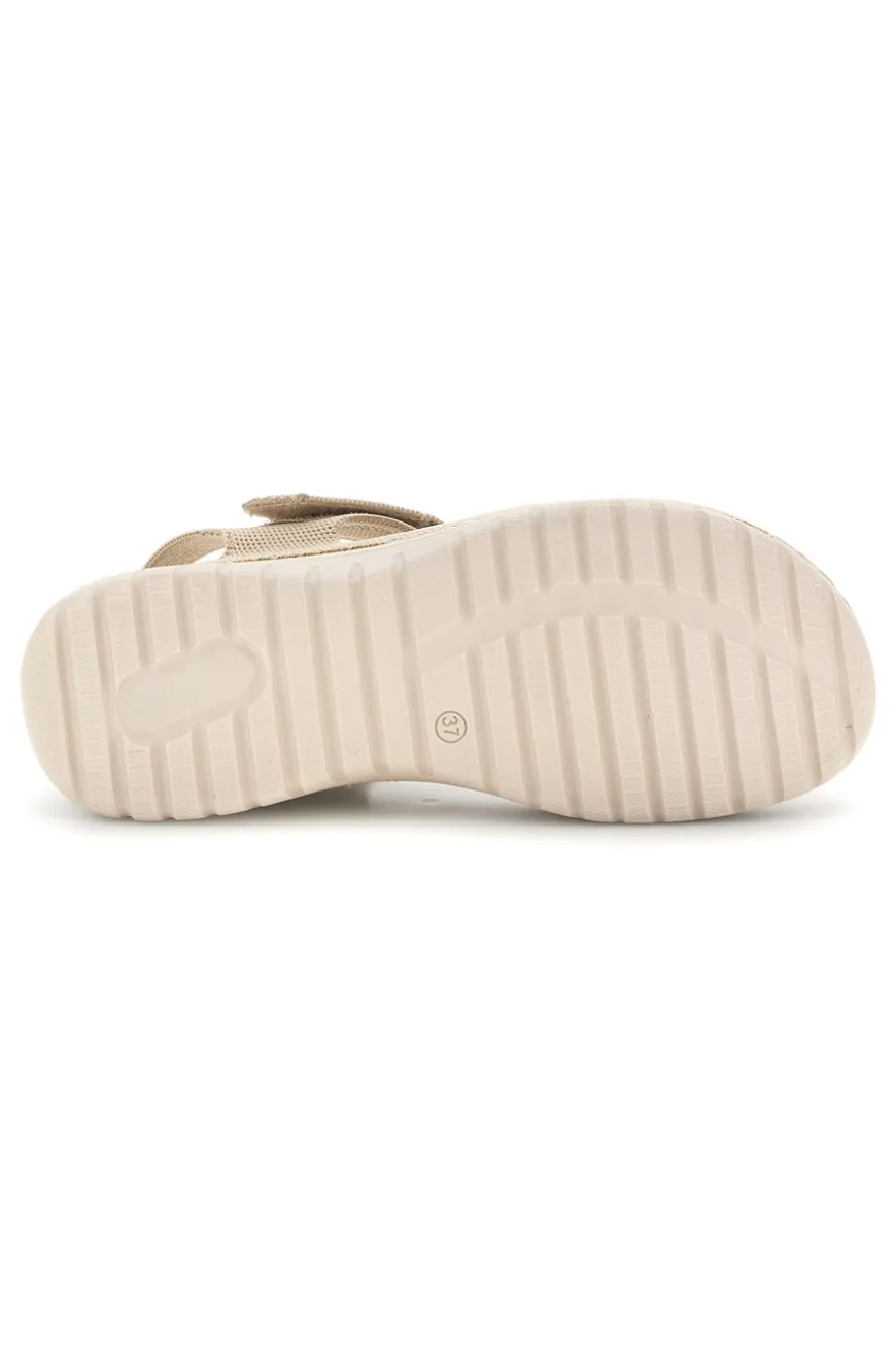 Sandali Beige con fasce regolabili First active 8