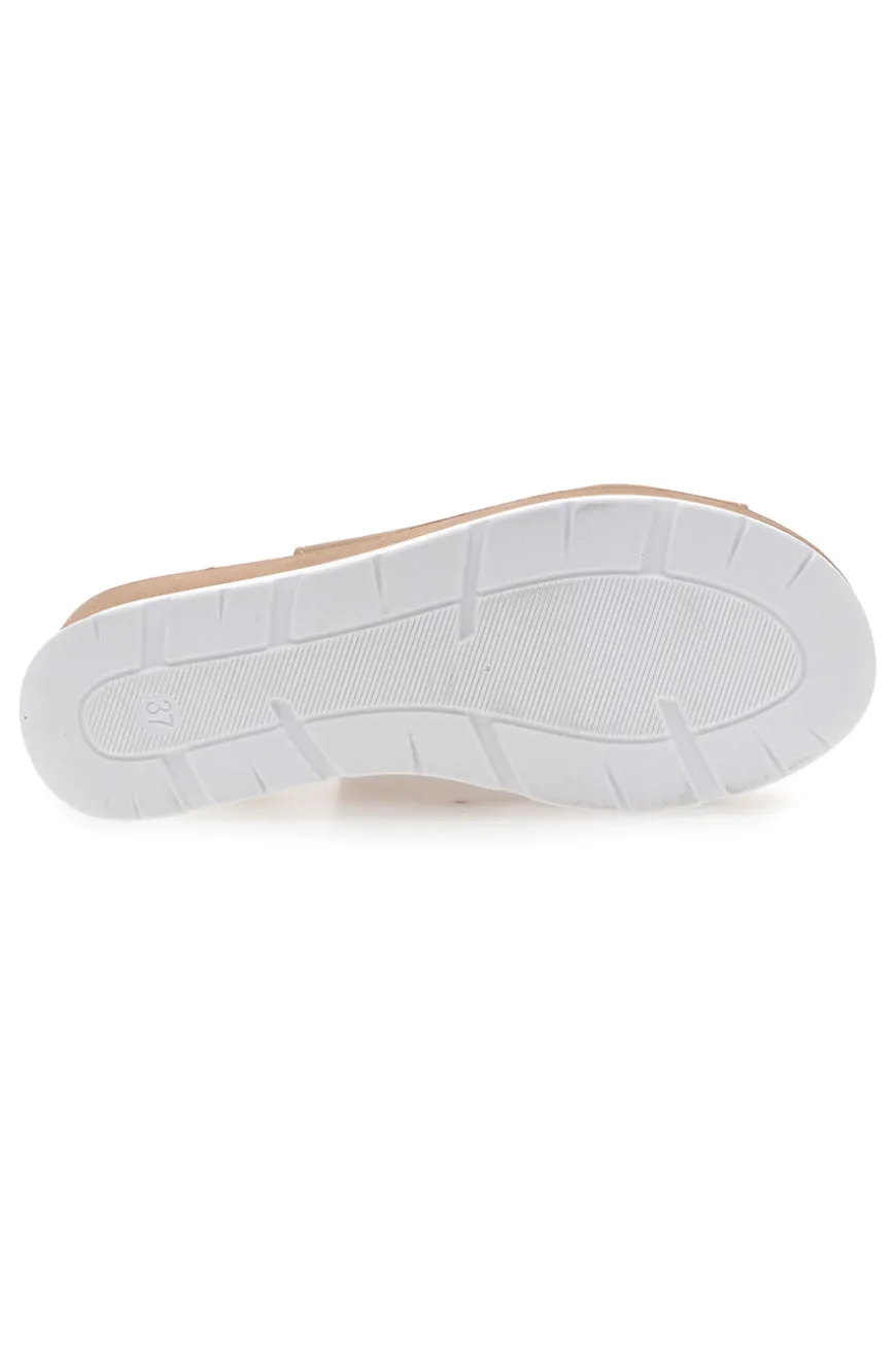 Sandali beige con Platform PLOCADI 1107704
