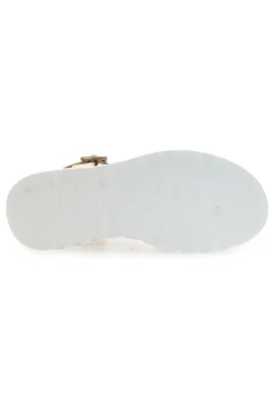 Sandali Beige e Platino Con Platform di 5,5 Cm Energy 492