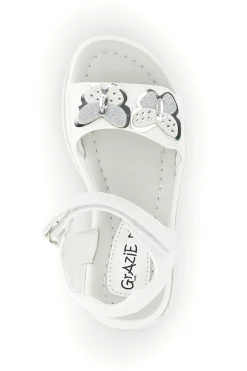 Sandali Bianchi con Applicazione Cuore Grazie girl 218593