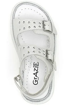 Sandali bianchi con borchie GRAZIE GIRL 229376