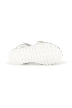 Sandali bianchi con farfalle e strass Grazie girl 15022