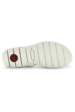 Sandali bianchi con fascia incrociata e morsetto Imac 107930140501