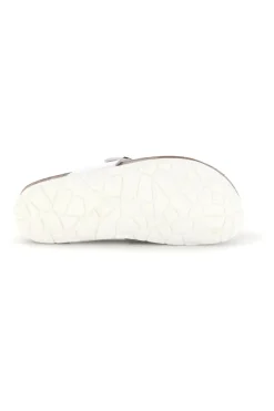 Sandali bianchi con fibbia e applicazione Pitt kids 45261GVW
