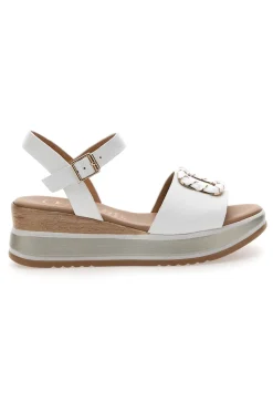 Sandali bianchi con platform Pittarello Class 19236