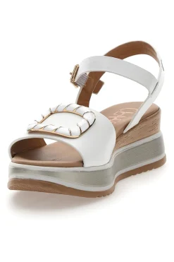 Sandali bianchi con platform Pittarello Class 19236