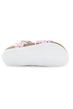 Sandali Bianchi con Stampa Cuori Pitt kids 14609