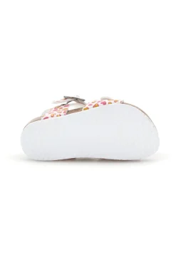 Sandali Bianchi con Stampa Cuori Pitt kids 14611