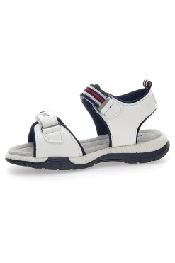 Sandali Bianchi Con Strappi in Velcro Superga 63278