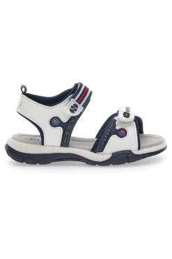 Sandali Bianchi Con Strappi in Velcro Superga 63278
