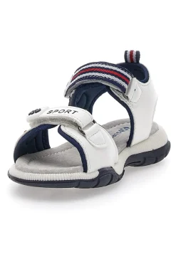 Sandali Bianchi Con Strappi in Velcro Superga 63278