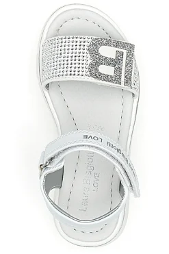 Sandali Bianchi con Strass Laura Biagiotti 9044