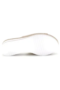 Sandali bianchi con zeppa platform e cinturino Pittarello look MK3313109