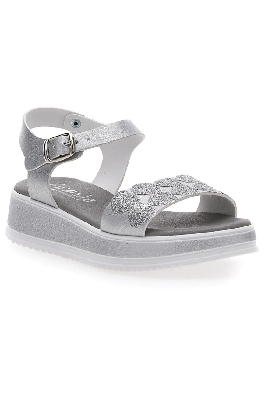 Sandali Bianchi Eleganti da Cerimonia Grazie Girl 11244159