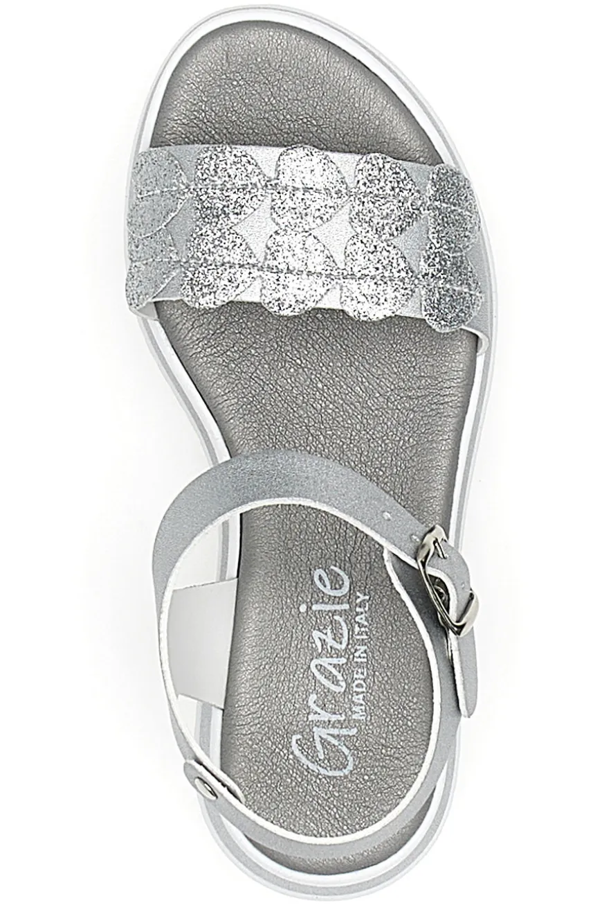 Sandali Bianchi Eleganti da Cerimonia Grazie Girl 11244159