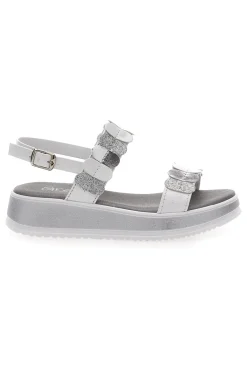 Sandali Bianchi Eleganti da Cerimonia Grazie Girl 11244033