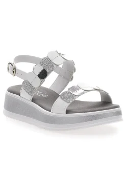 Sandali Bianchi Eleganti da Cerimonia Grazie Girl 11244033