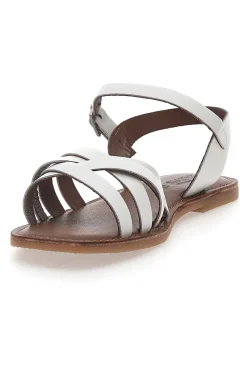 Sandali Bianchi In Vera Pelle Pittarello Sun A99311102