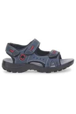 Sandali blu con chiusura a strappo Canguro CA1002