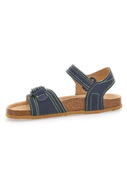 Sandali Blu con Chiusura in Velcro ASSO 64135