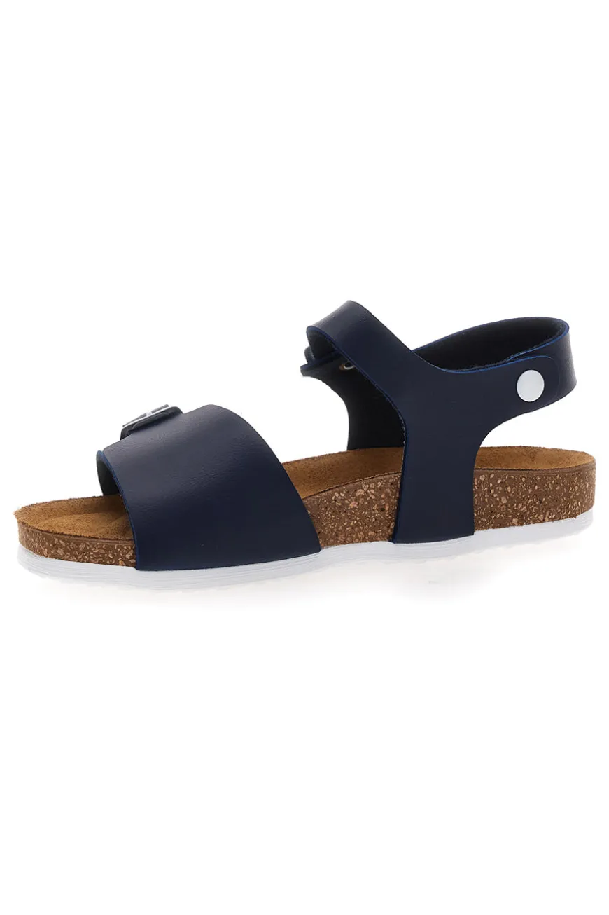 Sandali blu con cinturini Made in Italy Pittarello Bio 257A066SR