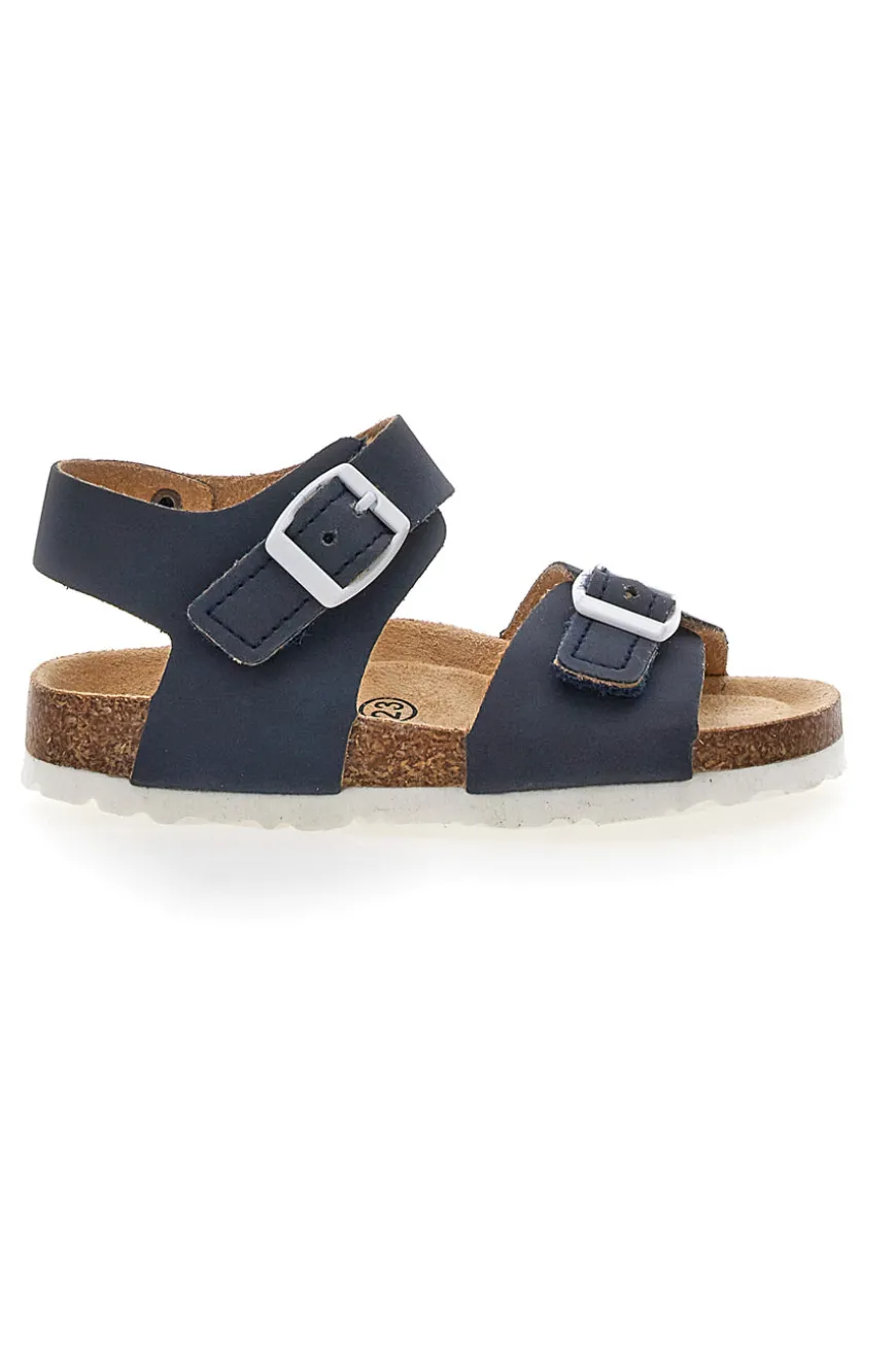 Sandali Blu Con Cinturini Regolabili Asso 15046