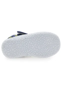 Sandali blu con dinosauri gialli punta chiusa PITT KIDS PK2492D