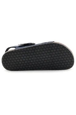 Sandali blu con doppio strappo Pitt kids 14604