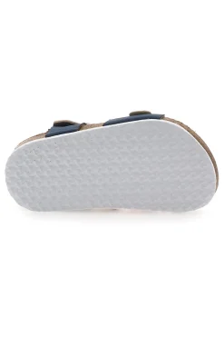 Sandali blu con fantasia e strappo PITT KIDS 14514