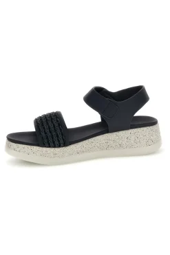 Sandali blu con fascia intrecciata suola comfort Plocadi Bza9052612