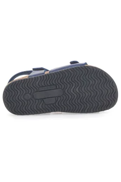 Sandali blu con fibbia e cinturino regolabile Pittarello Bio 257A080SR