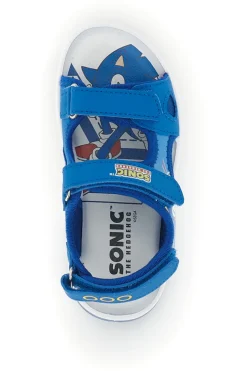 Sandali blu con luci e strappi Sonic N9610074S