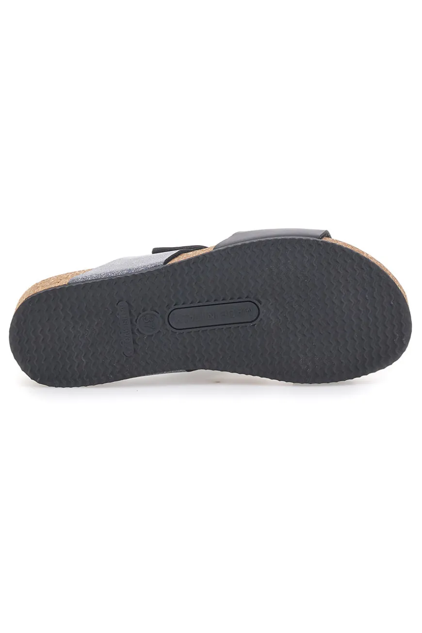 Sandali blu con plantare comfort PITTARELLO ECO 293A485SR