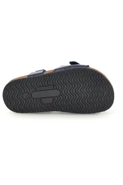 Sandali blu con strappo Pittarello bio 257A080SR