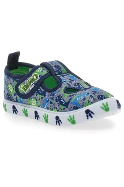 Sandali Blu e Verdi con Velcro DINAUSO S8020127T
