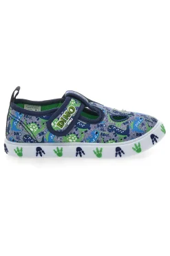 Sandali Blu e Verdi con Velcro DINAUSO S8020127T