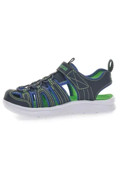 Sandali blu sportivi con chiusura a strappo Skechers C-Flex Sandal 2 Heart Blast