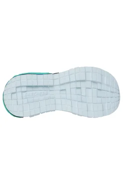 Sandali blu sportivi con stampa grafica Skechers Mega-Splash 4K
