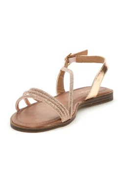 Sandali champagne con cinturino Cafè cost RH7