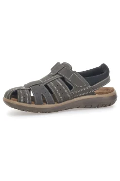 Sandali chiusi grigi con velcro Fly Dynamic FD29
