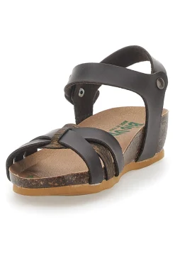 Sandali con Cinturino Neri Bio Up 22307